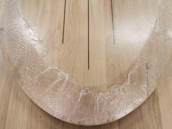 Tafelblad ovaal (facet rand) - massief Eiken - 40 mm - Afbeelding 14