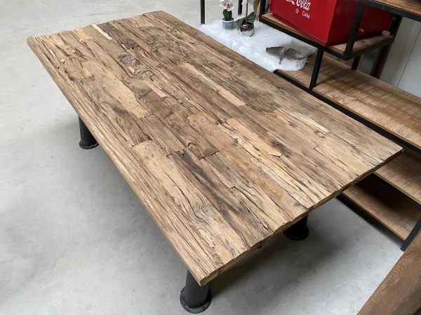 Tafelblad boomstam - Railway Sleeperwood (duurzaam) - 40 mm - Afbeelding 3