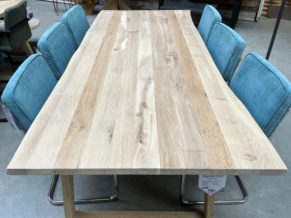 Tafelblad boomstam - Massief rustiek eiken - 40 mm - Afbeelding 2