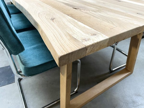 Tafelblad boomstam - Massief rustiek eiken - 40 mm - Afbeelding 6