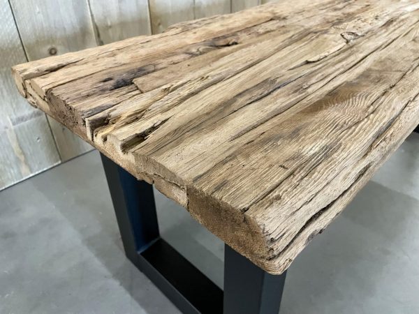 Bankjesblad recht - Railway Sleeperwood - 40 mm - 45 cm breed - Afbeelding 2