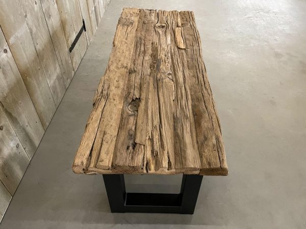 Bankjesblad recht - Railway Sleeperwood - 40 mm - 45 cm breed - Afbeelding 3