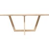 Tafelblad ovaal (facet rand) - massief Eiken - 40 mm - Afbeelding 5