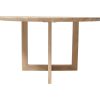 Tafelblad rond (facet rand) - Massief eiken - 40 mm - Afbeelding 8