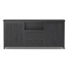 Zwart Mango houten dressoir type Rana met artikelnummer CMSB003BLC