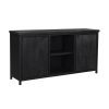 Dressoir - Zwart Mango hout - Sel - Afbeelding 2