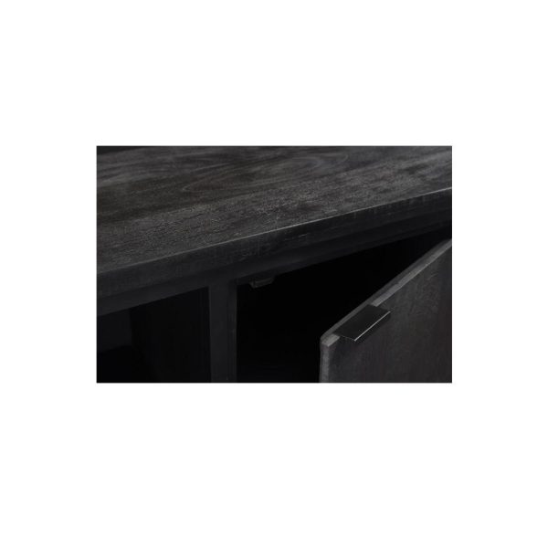 Dressoir - Zwart Mango hout - Sel - Afbeelding 3