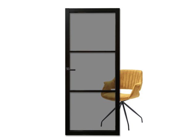 Staal look deur - "Kekum" (rookglas) - Afbeelding 5