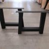A-poot (buiten) - zwart gegalvaniseerd staal - koker: 10x10 cm - Afbeelding 2