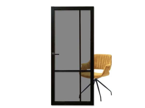Staal look deur - "Kekum" (rookglas) - Afbeelding 8