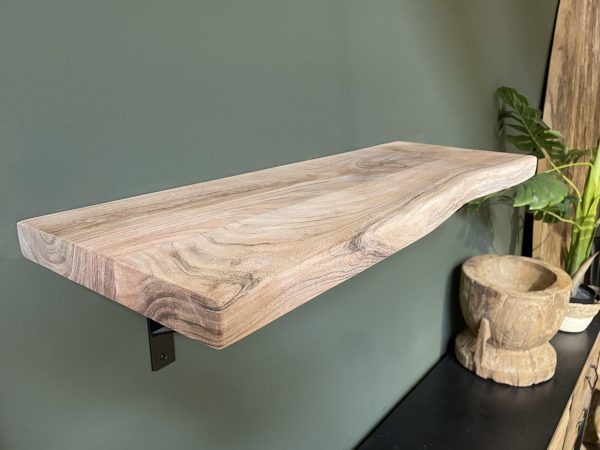 Wandplank boomstam - Acacia - 40 mm