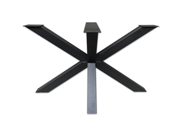 Matrixpoot BM5 - zwart metaal - 120 x 75 cm - koker: 8x8 cm