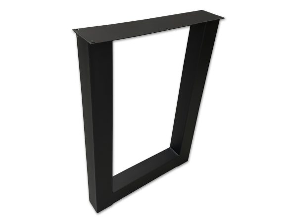 U-poot (bartafel) - zwart metaal - koker: 10x10 cm - Afbeelding 3