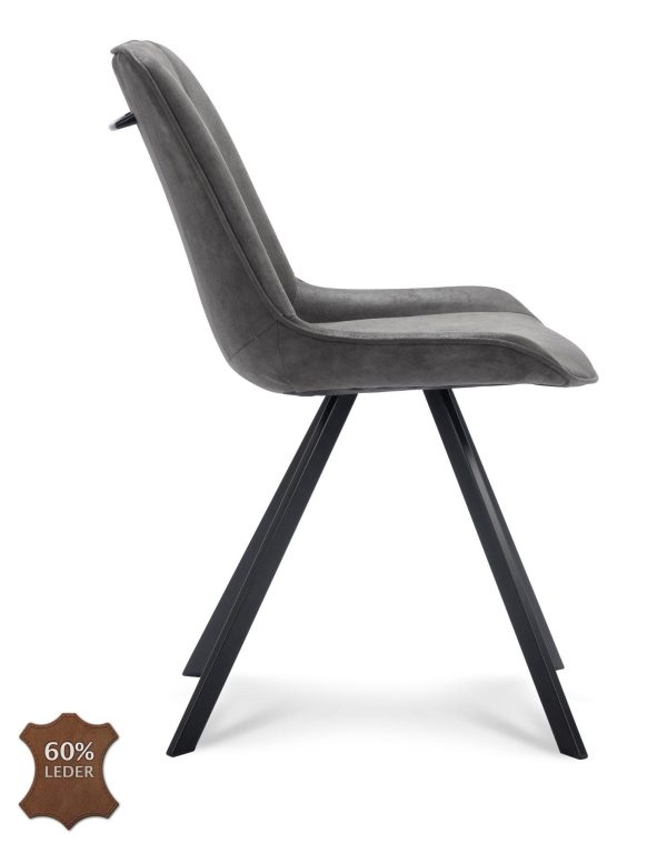Stoel Drake - Graphite - Afbeelding 4