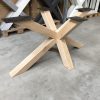 Matrixpoot (XL) - massief eiken - 160 x 70 cm - koker: 10x10 cm