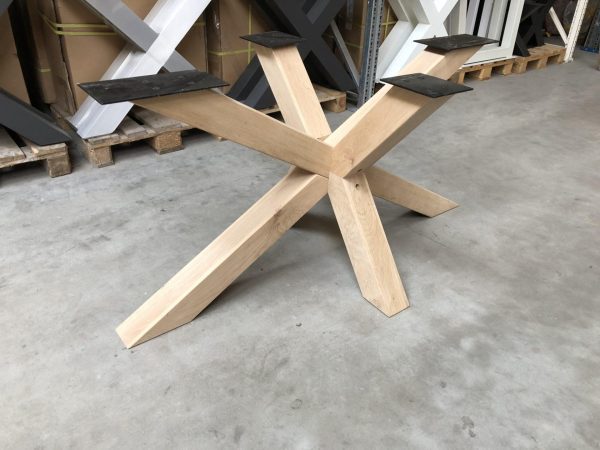 Matrixpoot (XL) - massief eiken - 160 x 70 cm - koker: 10x10 cm