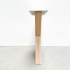 X-poot (bankje) - massief Eiken - koker: 5x5 cm - Afbeelding 4