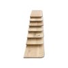 Eiken wandplank met verjongde/facet rand. Elegante wandplanken van massief eiken, in lengtes van 40 tot 170 cm. Verkrijgbaar bij Bouwie