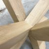 Matrixpoot (L) - massief eiken - 140x70 cm - koker: 10x10 cm - Afbeelding 4