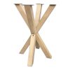 Matrixpoot (bartafel) (xs) - Massief eiken - 70 x 70 cm - Koker: 8x8 cm