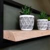 Plankdrager BOU 4 - zwart metaal - Afbeelding 2