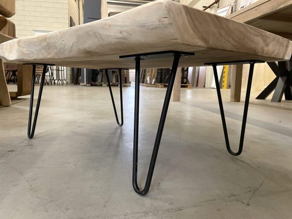 Hairpin poot (salon) - zwart metaal