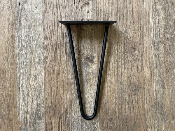 Hairpin poot (salon) - zwart metaal - Afbeelding 2