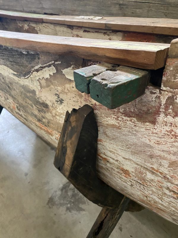 Authentieke kano - hout - Afbeelding 6