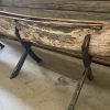 Authentieke kano - hout - Afbeelding 3