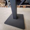 Horeca poot - zwart metaal - 40 x 40 x 72 cm - koker: 8x8 cm - Afbeelding 3
