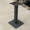 Horeca poot - zwart metaal - 40 x 40 x 72 cm - koker: 8x8 cm - Afbeelding 4
