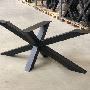 Matrixpoot BM11 (laag) - zwart metaal - 180 x 70 cm - koker: 10x10 cm