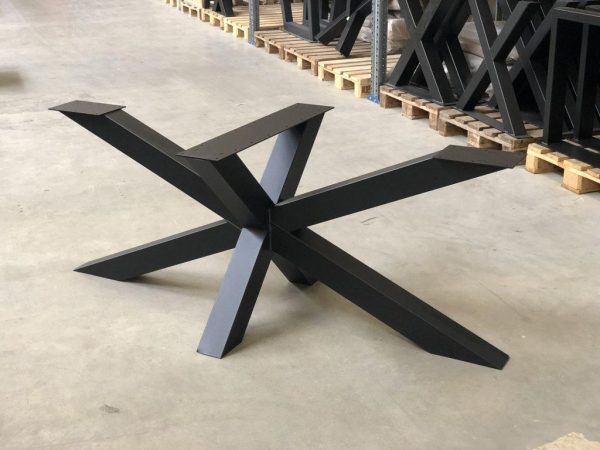 Matrixpoot BM11 (laag) - zwart metaal - 180 x 70 cm - koker: 10x10 cm