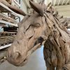 Levensgroot paard - hout - Afbeelding 2