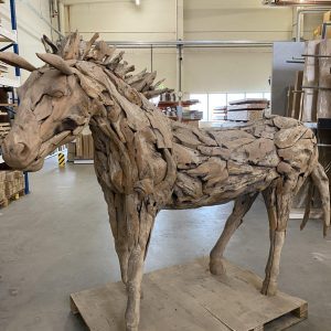 Levensgroot paard - hout