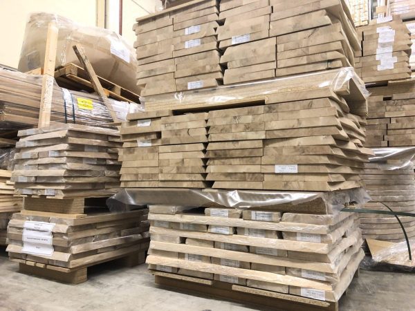 Wandplank recht - Massief Eiken - 40 mm - Afbeelding 10