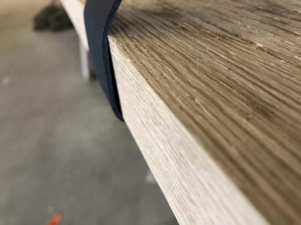 Wandplank recht - Massief oud eiken - 40 mm - Afbeelding 8