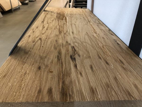 Wandplank recht - Massief oud eiken - 40 mm - Afbeelding 7
