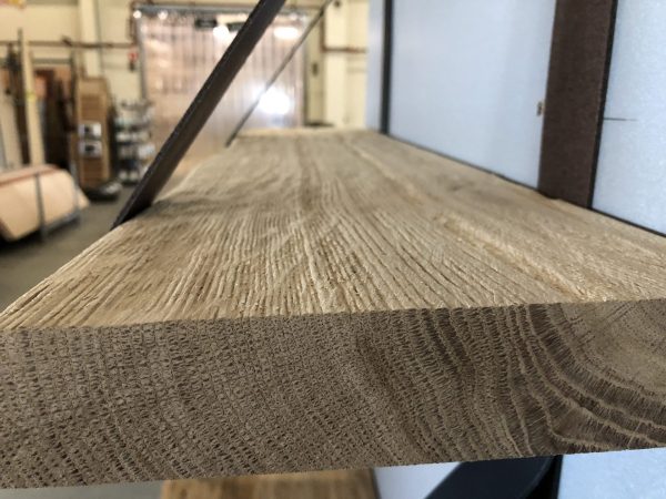Wandplank recht - Massief oud eiken - 40 mm - Afbeelding 9