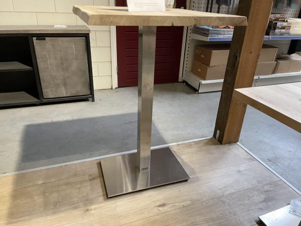 Horeca poot (bartafel) - RVS - 60 x 40 x 109 cm - Lille