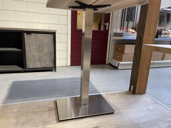 Horeca poot (bartafel) - RVS - 60 x 40 x 109 cm - Lille - Afbeelding 2