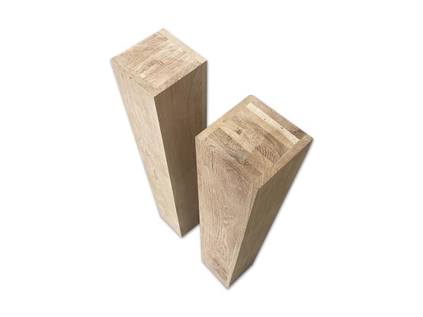 Kolom-poten - massief Eiken - Afbeelding 3