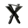 Matrixpoot BM1 - zwart metaal - 70 x 70 cm - koker: 8x8 cm
