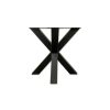Matrixpoten (salontafel) - zwart metaal - 40 x 40 cm - koker: 5x5 cm - Afbeelding 2