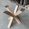 Matrixpoot (M) - massief Eiken - 80 x 80 cm - koker: 10x10 cm