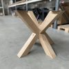 Matrixpoot (M) - massief Eiken - 80 x 80 cm - koker: 10x10 cm - Afbeelding 2