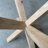 Matrixpoot (S) - massief Eiken - 75 x 75 cm - koker: 8x8 cm - Afbeelding 3