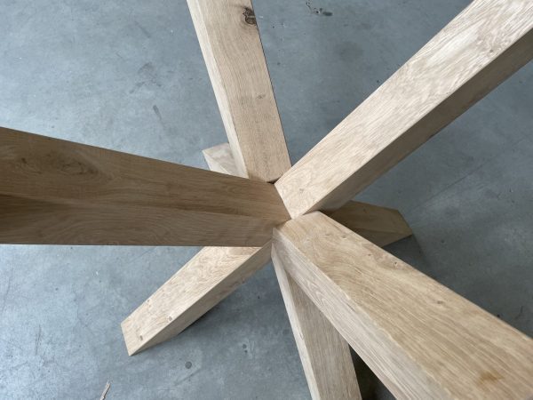 Matrixpoot (S) - massief Eiken - 75 x 75 cm - koker: 8x8 cm - Afbeelding 3