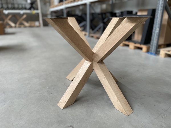 Matrixpoot (S) - massief Eiken - 75 x 75 cm - koker: 8x8 cm - Afbeelding 2