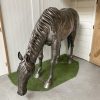Levensgroot paard - metaal - hoofd omlaag - Afbeelding 3